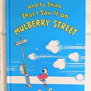 EUC Dr. Seuss Mulberry Street hardcover book